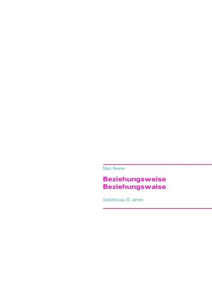 cover image of Beziehungsweise Beziehungswaise